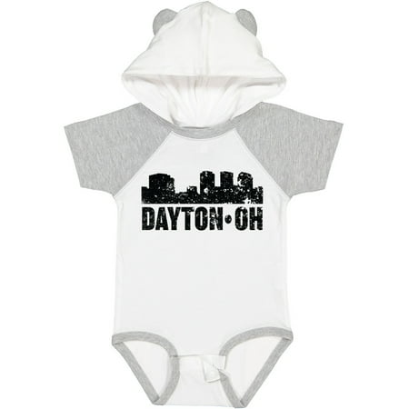 

Inktastic Dayton Skyline Grunge Gift Baby Boy or Baby Girl Bodysuit