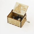thumbnail image 4 of Caja de música con manivela manual de madera, regalo de cumpleaños, tema musical, Reina, regalo de vacaciones para niños, regalo de Halloween y Navidad, nuevo, 4 of 4