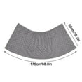 thumbnail image 3 of SDJMa Winter Warm USB Heated Throw Blanket Shawl Wrap Poncho Electric Waterproof Blanket Heating Skirt Blanket Pad for Car Office Home Travel（27x69 inches）, 3 of 8