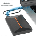 thumbnail image 6 of Mobile Hard Disk Box USB3.0 SATA2.5 Inch Notebook Tape External External Hard Disk for / Os/Linux Black, 6 of 8