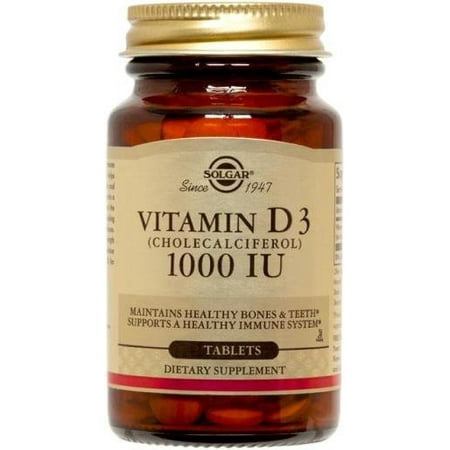 Fuel 180 Tabs - Vitamin D3 1000 IU Solgar 180 Tabs