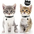 thumbnail image 2 of Reflective Cat Collar Breakaway with Bells, 2 Pack Girl Boy Pet Cat Collar Adjustable, 2 of 7