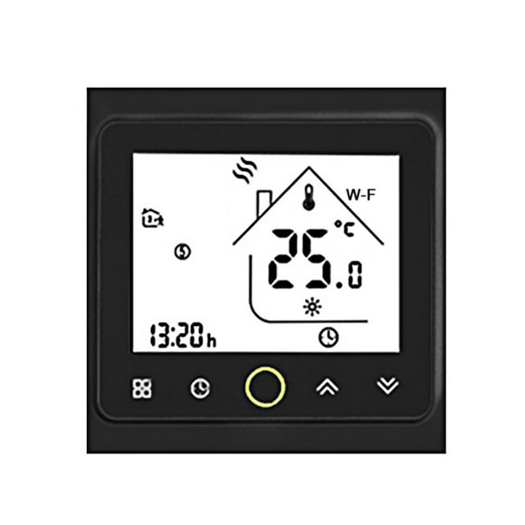 Riwcyla Smart Controller APP Control 5A Compatible with / Home / Gas Boiler Thermostats for Home ,, Black , perfect for daily use, outdoor activities, travel & casual occasions