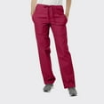 thumbnail image 1 of SPECTRUM UNIFORMS Unisex Scrub Pant, Ultrasoft Classic Scrub Pants Drawstring Waist Pant Ideal for Medical Professionals Pant Wine, 1 of 5