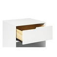 thumbnail image 4 of Babyletto Table de Nuit Hudson avec Port USB en Blanc, 1 Tiroir et Compartiment de Rangement, 4 of 5