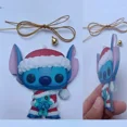 thumbnail image 4 of Colgante de mochila para niños con dibujos animados de Disney en PVC en 2D, diseño de Stitch Mickey Mouse, adornos de coche de dibujos animados, adornos colgantes navideños, 4 of 5