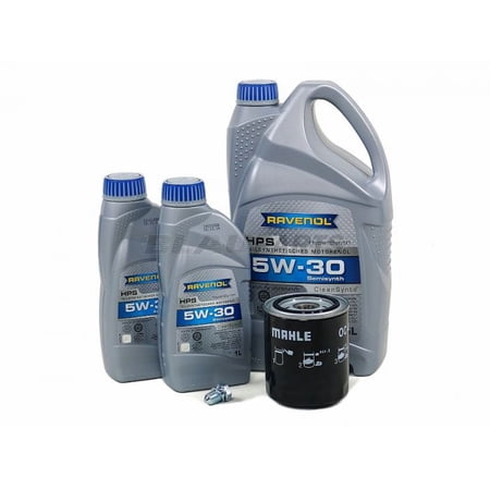 BLAU J1A5059-C Motor Oil Change Kit - Compatible with 2001-05 Audi Allroad w/ 6 Cylinder 2.7T Engine - 5w30