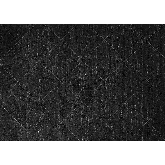 Ahgly Company Indoor Rectangle Solid Gray Modern Area Rugs, 7' x 9'