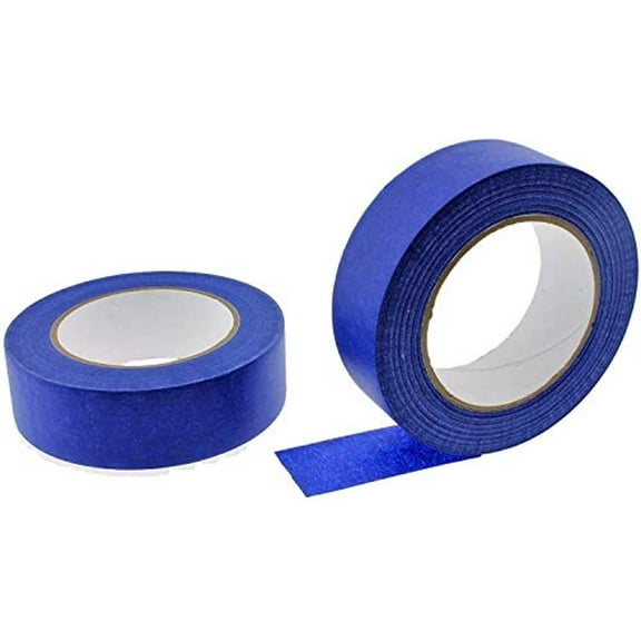 1 Roll No Residue Blue Masking Tape 1.5" x 60 yds (36mm x 180')