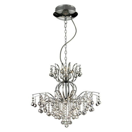 Epiphany 12 Light Chandelier Chrome With Cut Crystal Orb And Rain Epiphany 12 Light Chandelier Chrome With Cut Crystal Orb And Rain Droplets