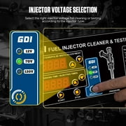 AUTOOL CT400 Fuel Injector Cleaner and Tester Automobile GDI EFI FSI Ultrasonic Wave Fuel Injector Cleaning Machine 6 Cylinders Petrol Injection Tester for Cars Motorcycles