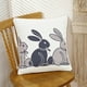 thumbnail image 5 of Cojín de Pascua con forma de huevo | Funda de poliéster de doble cara | Cojín decorativo de 45 x 45 cm | Bonita decoración navideña | Reposacabezas para sofá cama, sala de estar, dormitorio y oficina, 5 of 5