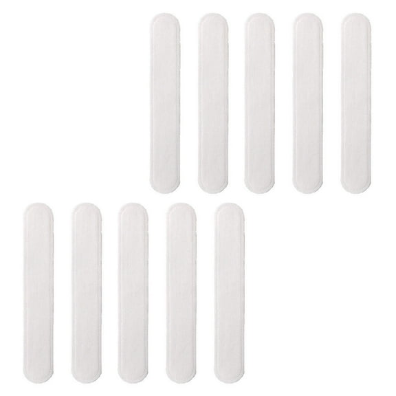 Masteelf 30 Pcs Cap Hat Cushion Non-woven Sweat-absorption Pads 23.5X3.7CM White