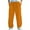 Orange, variant on Enjoytime Pants for Men Solid Color Drawstring Straight Leg Trousers Beach Vacation Casual Loose Plus Size Pants with Elastic Waist and Pockets Orange L