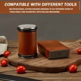 thumbnail image 3 of Rolling Knife Sharpener Kit, Knife Sharpening Tool with Diamond for Steel Of Any Hardness And Magnetic Angle Technology with 15&20 Degrees, Rolling Knife Sharpener Set for Kitchen Knives Brown, 3 of 5