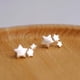 thumbnail image 5 of Sonducket Mujeres Niñas S925 Estrella de plata Pendiente Stud Antialergia Oreja Pin Lindo Oreja Accesorios Joyería Regalo Ropa, zapatos y accesorios Miscelánea, 5 of 6