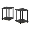 thumbnail image 4 of Furinno SIMPLISTIC Set of 2. 2-Tier Nightstand. Bedside Table. Americano, 4 of 5