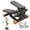 Orange, variant on edx Steppers for Exercise, Mini Home Fitness Step with Resistance, Load Capacity 300lbs, with Digital Display, for Indoor Fitness, Black