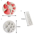 thumbnail image 5 of SPRING PARK Heart Shape Resin Molds for Cookie Decor, Jewelry, Pastry, Chocolate ,Cake, Jelly, Pudding, Handmade Soap Mould Candy Making, 5 of 7