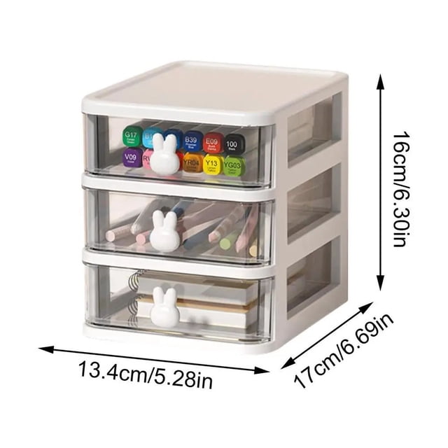 Multifunctional Desktop Drawer Organizer Multi-Layer Jewelry Makeup Storage Rack Office Shelf For Stationery Supplies