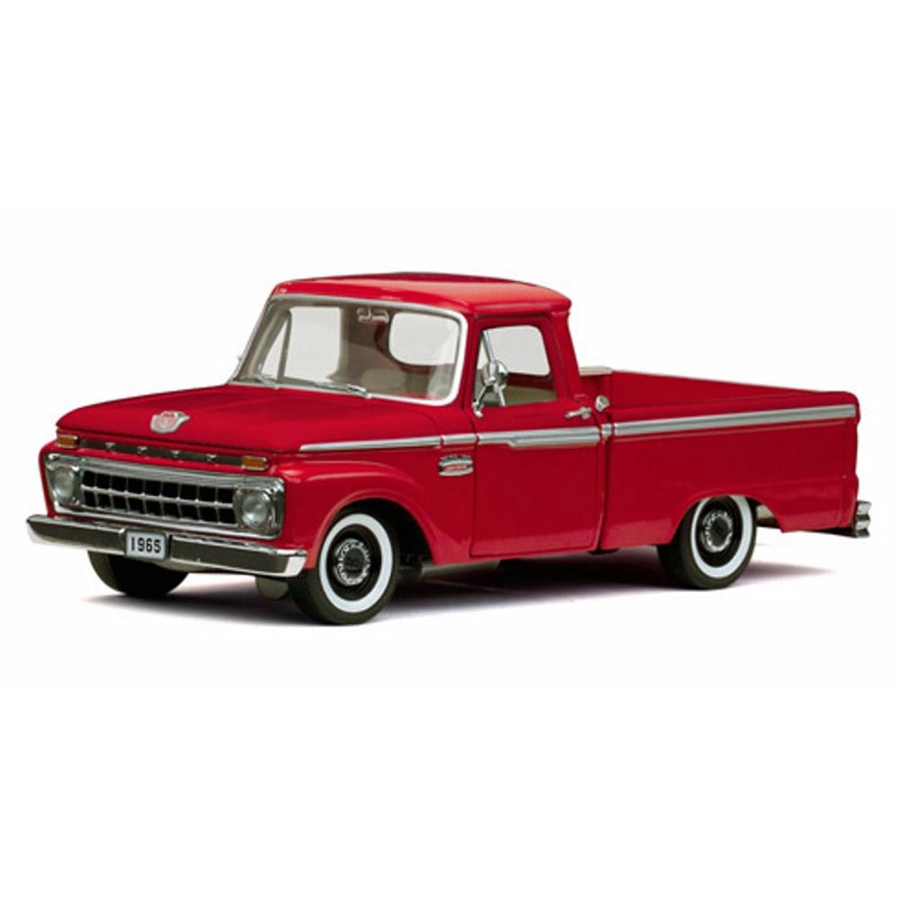 1965 Ford F100 Custom Cab Pickup Truck, Red Sun Star 1287 1/18
