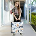 thumbnail image 3 of 3 Ring Zipper Binder with Shoulder Strap Waterproof Trapper Keeper 2 Inch D-Ring 500 Sheets Capacity Watercolor Dragonflies, 3 of 8