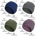 thumbnail image 2 of Winter Warm Hunting Windproof Bonnet Skullcap Hiking Caps Ski Baggy Hat Fleece Hats Military Tactical Cap GREY, 2 of 8