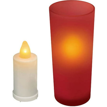 flameless inglow frosted candles votive candle