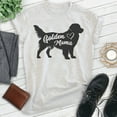 thumbnail image 2 of Golden Mama T-shirt, Unisex Women's Shirt, Golden Retriever Owner, Best Dog Mama Gift, Heather Ash, Medium, 2 of 6