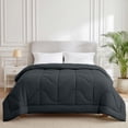 thumbnail image 2 of WISHEAD Queen Comforter Duvet Insert, Reversible Quilted with Corner Tabs, Ultra Soft for All Season, Hotel Down Alternative Cooling Breathable Bedding, Machine Washable (Dark Gray, 88" x 88"), 2 of 8