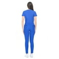 thumbnail image 3 of Scrubs for Women Set Ultra Stretch Form Fitting Womens Scrub Set (True Royal Blue, Large), 3 of 8