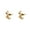 Gold, variant on Gold 2Pcs Crescent Moon Dermal Anchor Tops and Base Grade 23 Titanium Internally Threaded Dermal Microdermals Piercing Studs for Women Girls Men 14G