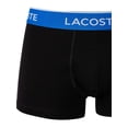 thumbnail image 3 of Lacoste 3 Pack Casual Trunks, Black, 3 of 9