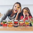 thumbnail image 4 of Mason Jar Lids Canning Lids Regular Mouth with Silicone Seals Rings Fits Ball, Kerr Jars Split-type Leak Proof, Silver/24 Count (Only Lids), 4 of 7