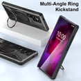 thumbnail image 6 of Samsung Galaxy S24 Ultra Case with Kickstand  Grade Drop Phone Case with 360°Rotate Magnetic Ring Stand for Galaxy S24 Ultra 6.8 inch - Black, 6 of 7