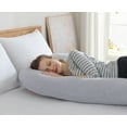 thumbnail image 4 of PharMeDoc Pregnancy Pillow C-Shape Body Pillow with Removable Cover, Body Pillow for Sleeping, 4 of 10