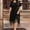 Black, variant on Plus Size Dresses for Curvy Dress Women Shift Tshirt Dress Elegant Petticoat Short Sleeve Mid-Length Crew Neck Black Casual Summer Dresses for Women XL