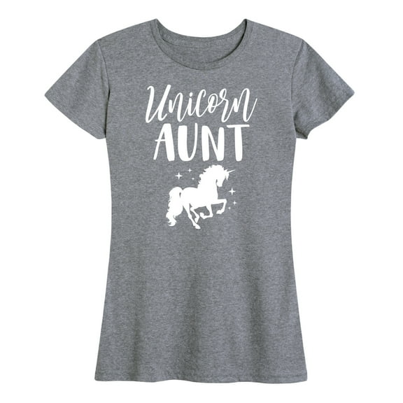Instant Message - Unicorn Aunt - Women's Short Sleeve Graphic T-Shirt