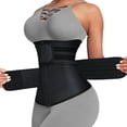 thumbnail image 2 of Adjustable Waist Trainer for Women, Double Belts Neoprene Corset with Zipper, Workout Cincher for Tummy Control & Back Support, 2 of 7