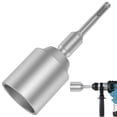 thumbnail image 3 of Ground Rod Driver 30/45/65mm Heavy Duty SDS-Plus T Post Ground Rod Driver Tool Forged Steel Drill Bit Driver Durable Hammer Drill Rod Converter for Hammer Drill, 3 of 11