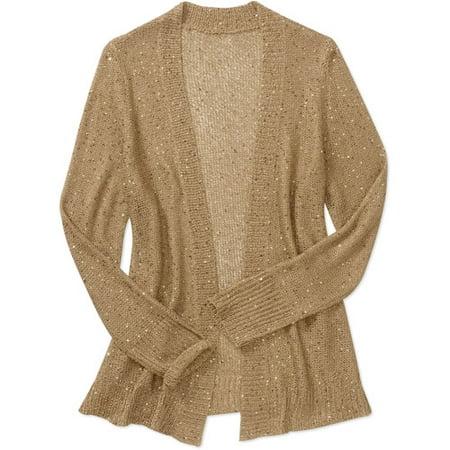 White Stag Womens Open Metallic Cardigan