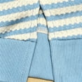 thumbnail image 5 of Girls Striped Sweater Cotton Knit Crew Neck Pullover Tops Girls Casual Fall Winter Clothes, 5-16, 5 of 8