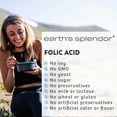 thumbnail image 4 of Earth's Splendor Folic Acid 800 mcg Dietary Supplement, Supports Heart Health, Supports Women's Reproductive Health, Smooth Coated Tablets (800 mcg, 200 Tablets), 4 of 7
