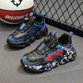 thumbnail image 3 of Niños Spiderman Zapatos con Luces Led Bebés Niños Niñas Transpirables Moda Intermitentes Zapatos Deportivos Zapatos Deportivos para Correr Zapatos para Niños Pequeños-Azul-27 Sincero Electrónica, 3 of 3