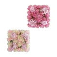 thumbnail image 1 of 2 uds Panel de pared de flores artificiales Sunnimix fondo de rosas decoración interior boda rosa claro rosa oscuro, 1 of 8