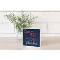 thumbnail image 2 of Being Adult Fold Fitted Sheet Slate Grey 5 x 5 Wood Tabletop Sign Plaque, 2 of 4