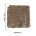 thumbnail image 3 of Vintage Linen Crocheted Coaster - Aromatherapy Candle & Photography Prop, Styling & Staged Decor Accessory, Brown, JKODE, 3 of 8
