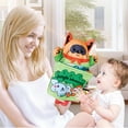 thumbnail image 2 of Baby Cloth Books Skill Development Learning Book, Educational Soft Cloth Books Toys for Babies Toddler and Infant, Pretend Role Play Doll - Raccoon Style, 2 of 8