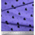 thumbnail image 3 of Soimoi Purple Poly Georgette Fabric Ship & Wheel Nautical Decor Fabric Printed Yard 42 Inch Wide, 3 of 3