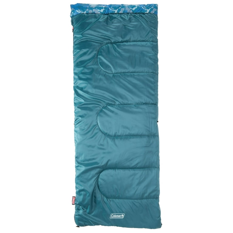 Coleman Kids Camo™ 45°F Youth Sleeping Bag, Blue Camo - Walmart.com